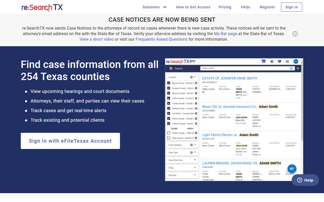 San Saba County court records after jail arrest reSearchTX portal